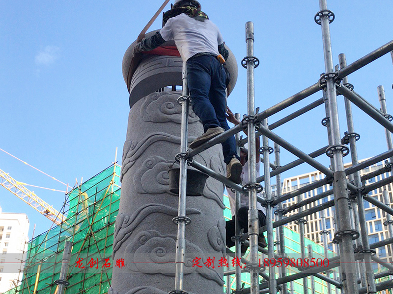 福建省石獅博物館祥云柱制作安裝